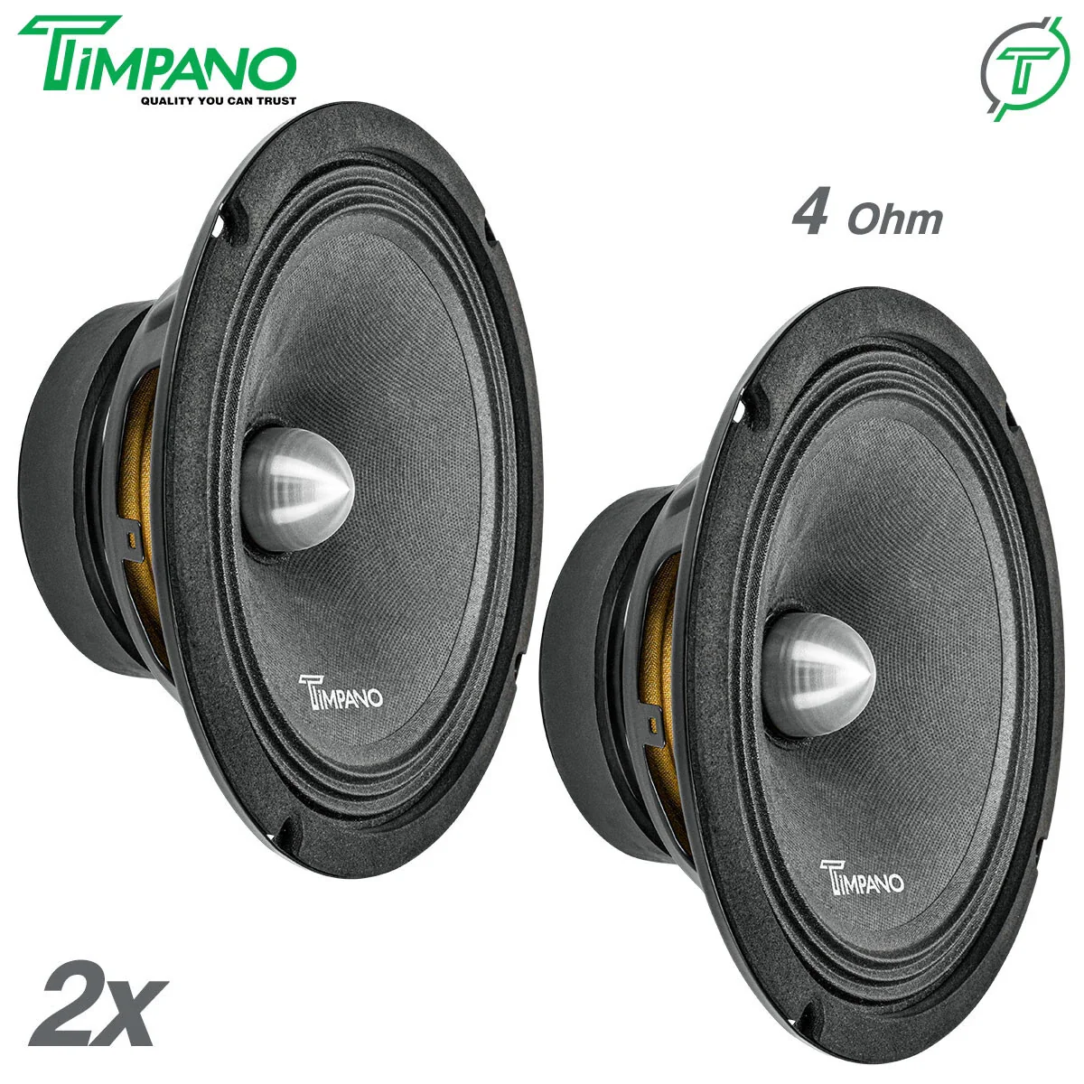 Timpano TPT-MR8-4 Bullet Midrange Speaker